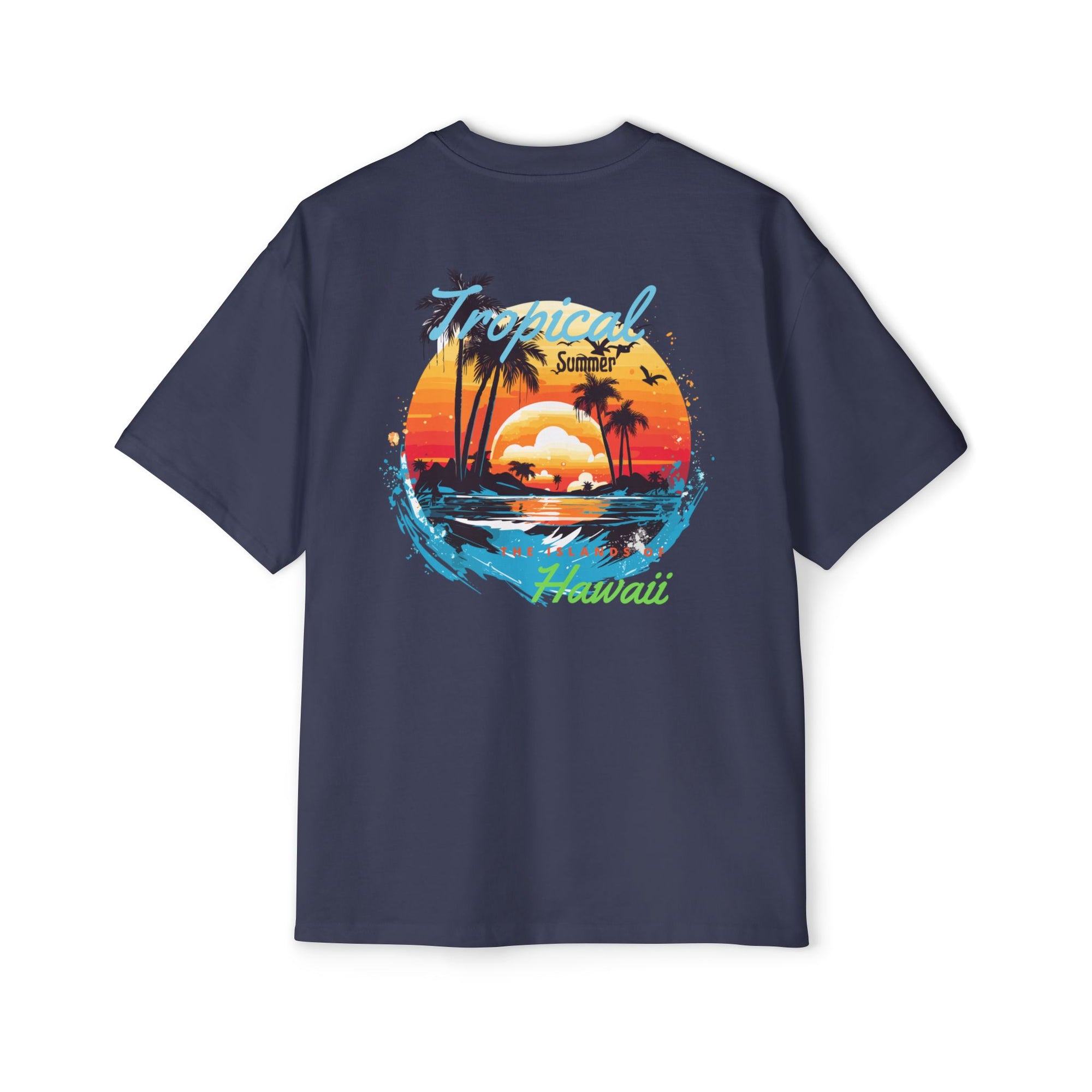 Tropical Graphic Oversized Tee