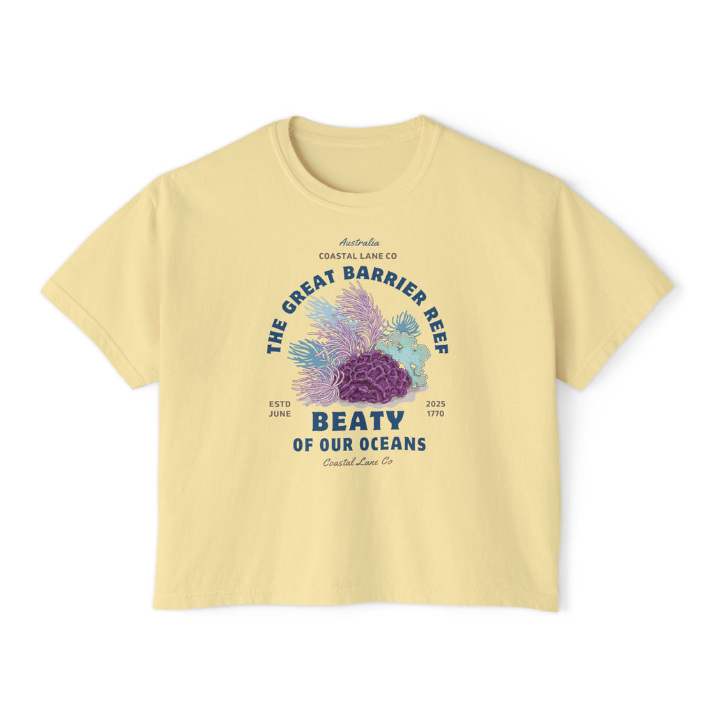 Women's Boxy Tee Celebrating the Great Barrier Reef