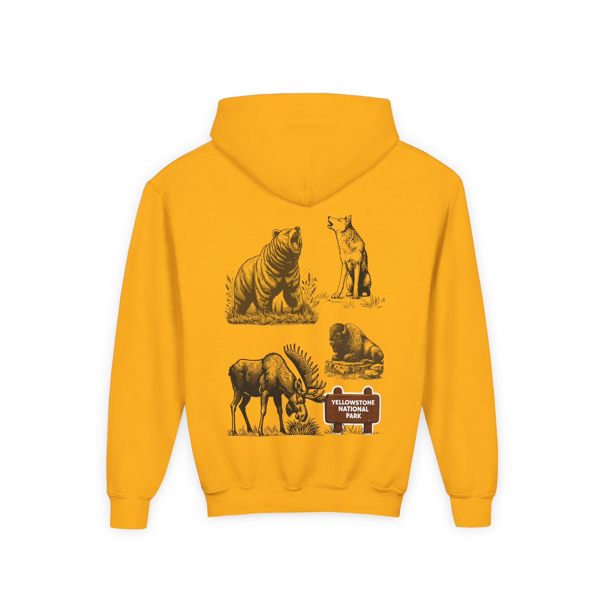 Yellowstone National Park Youth Graphic Hoodie