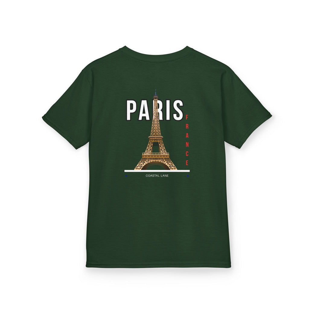 Eiffel Tower Heavy Cotton Kids Tee