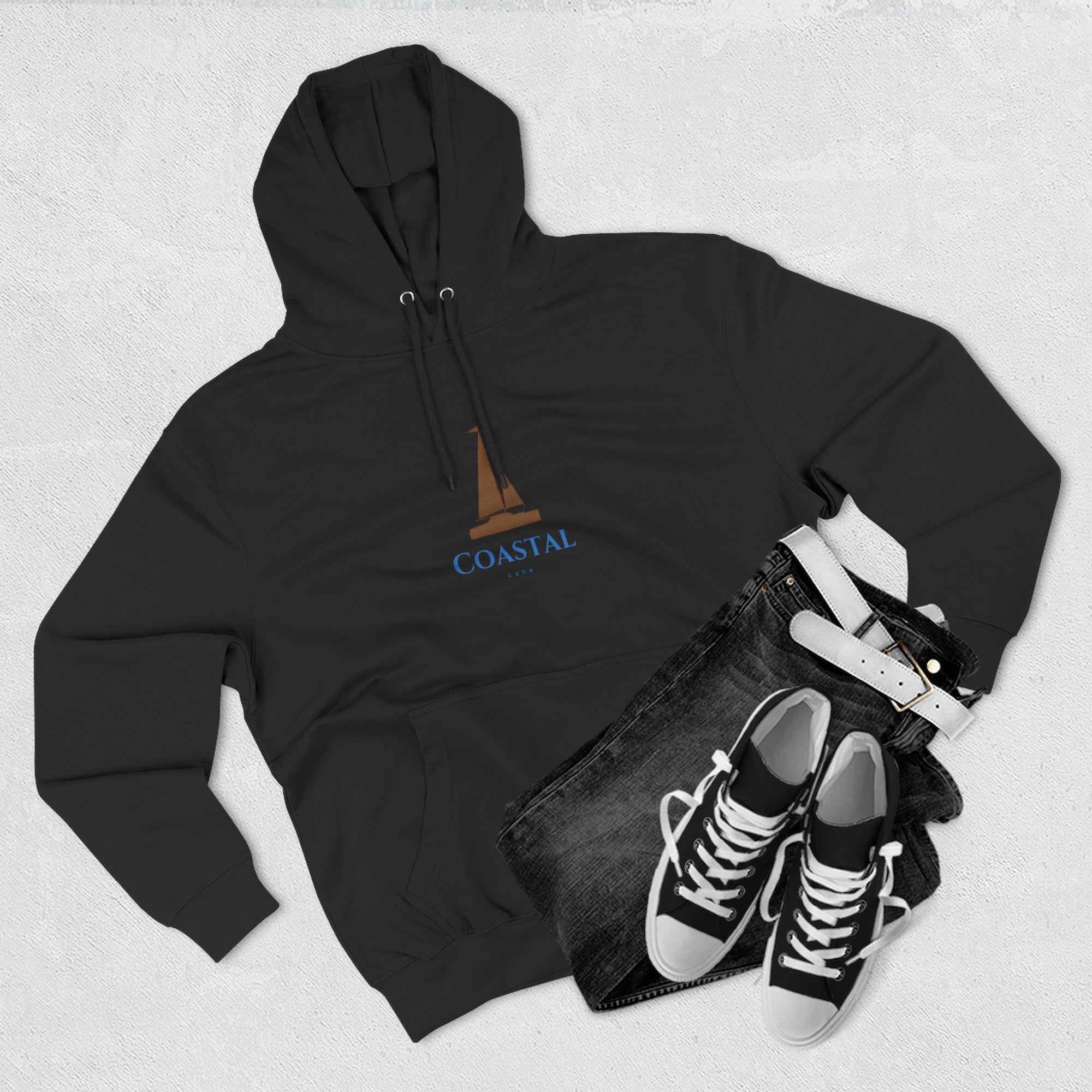 Dubai Graphic Three-Panel Fleece Hoodie