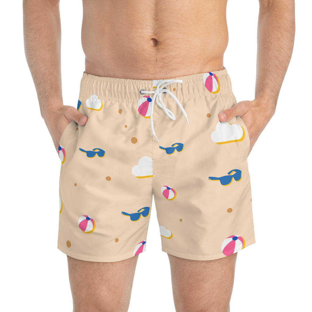 Beachy Swim Trunks