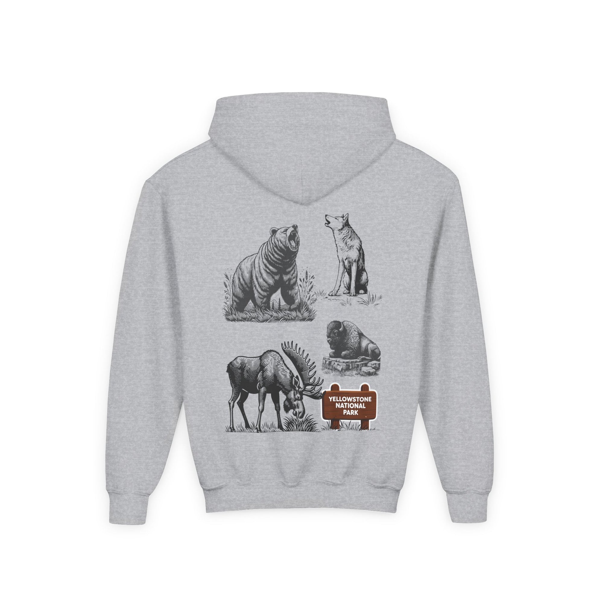 Yellowstone National Park Youth Graphic Hoodie