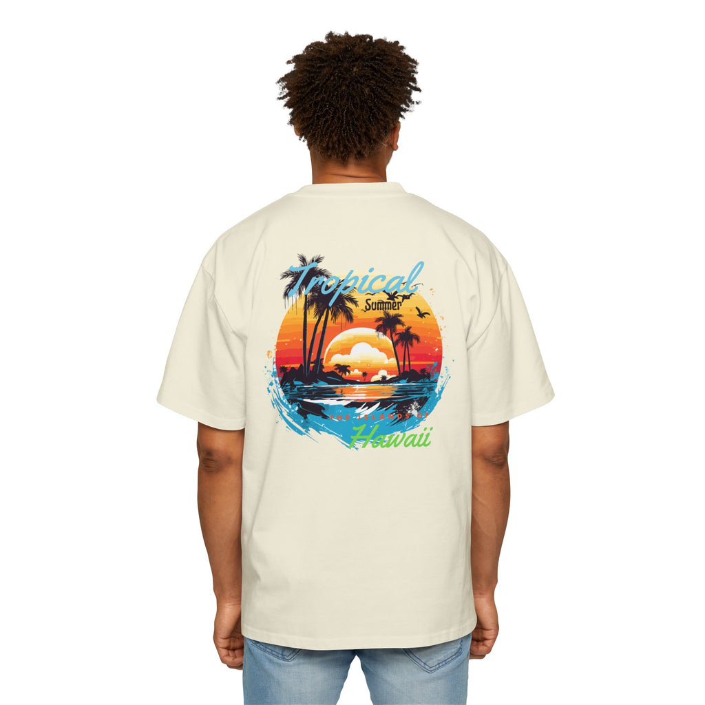 Tropical Graphic Oversized Tee