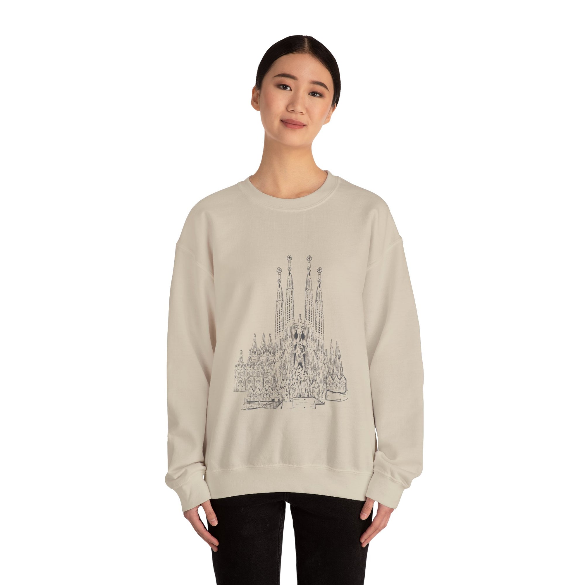 Spain Architectural Crewneck Sweatshirt
