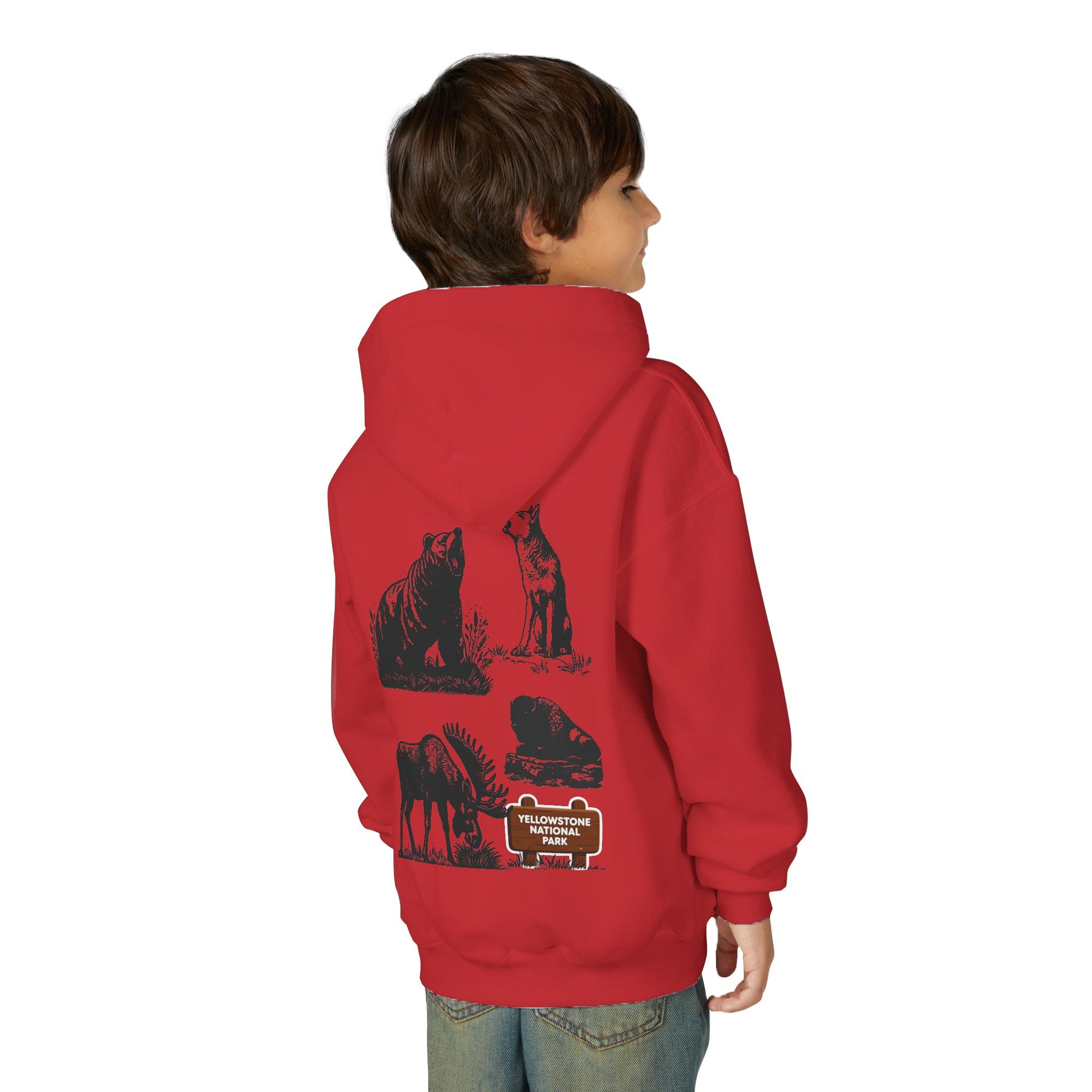 Yellowstone National Park Youth Graphic Hoodie