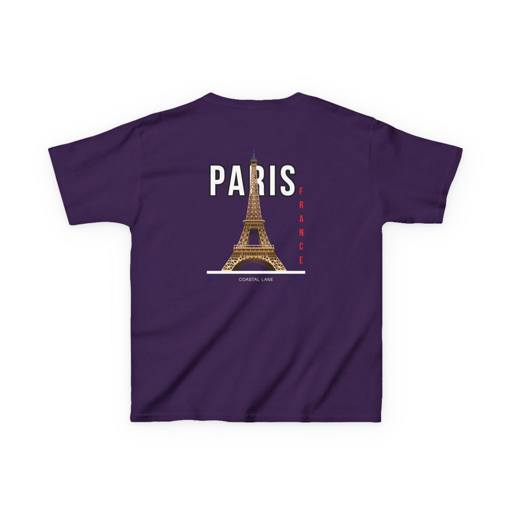 Eiffel Tower Heavy Cotton Kids Tee