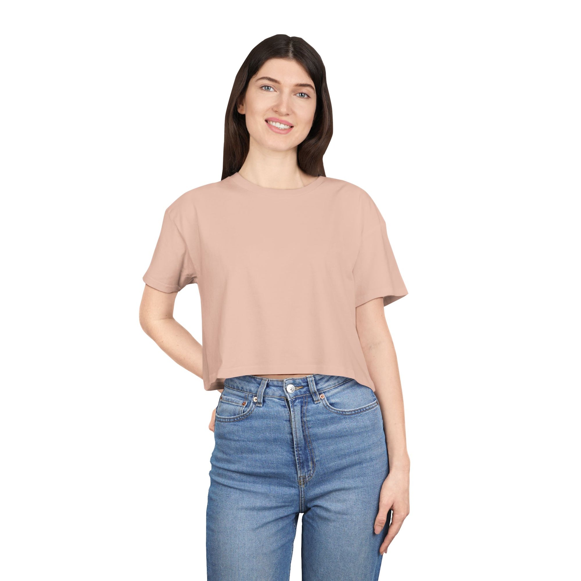 Women's Crop Tee with The Great Wall