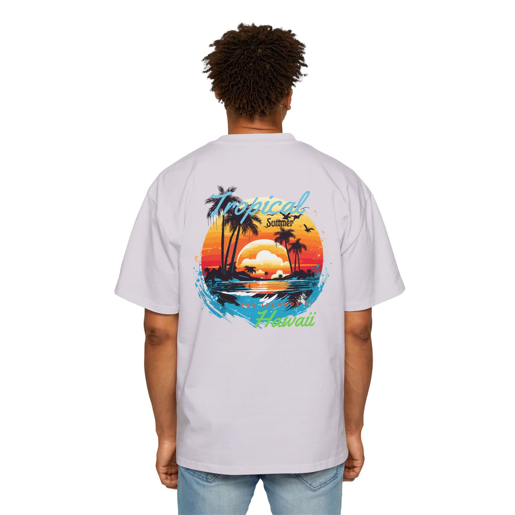 Tropical Graphic Oversized Tee