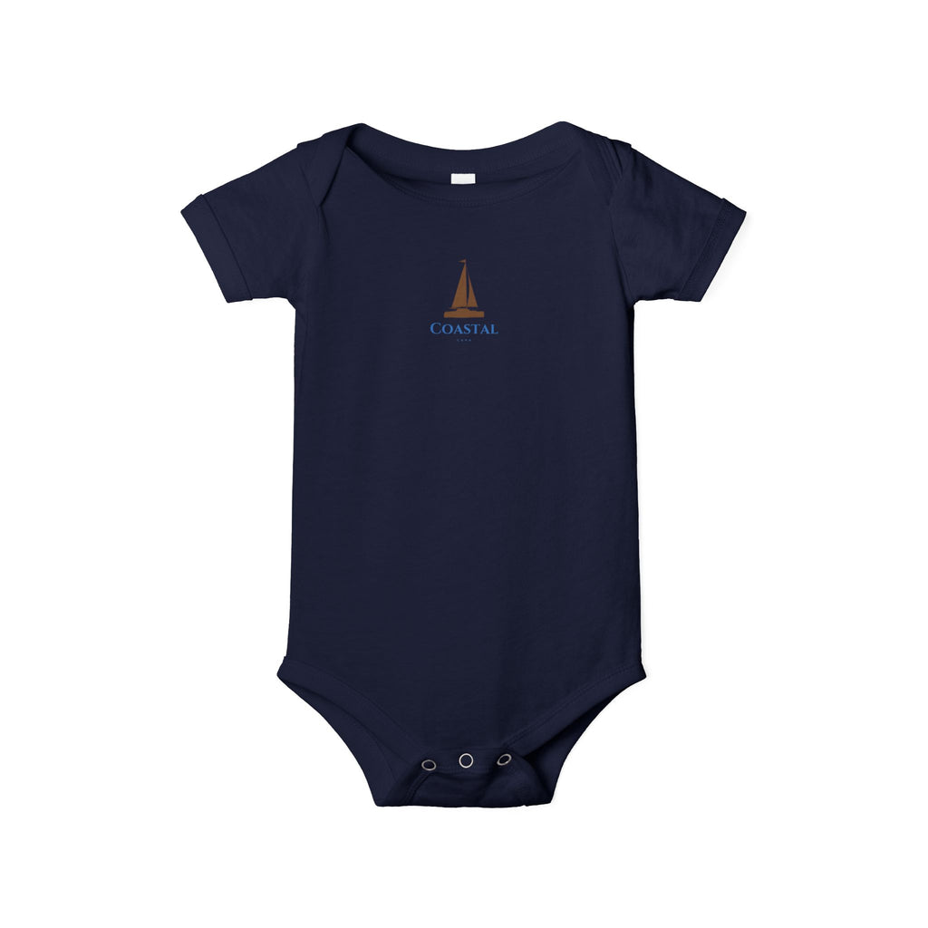 Nautical-Themed Infant Jersey One Piece