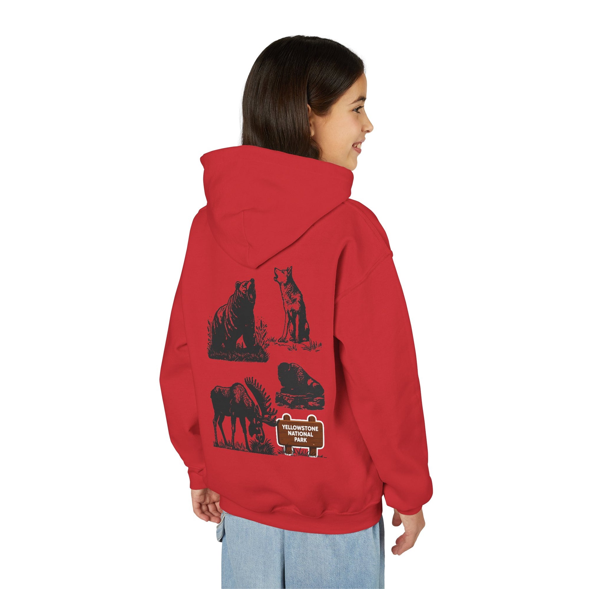 Yellowstone National Park Youth Graphic Hoodie