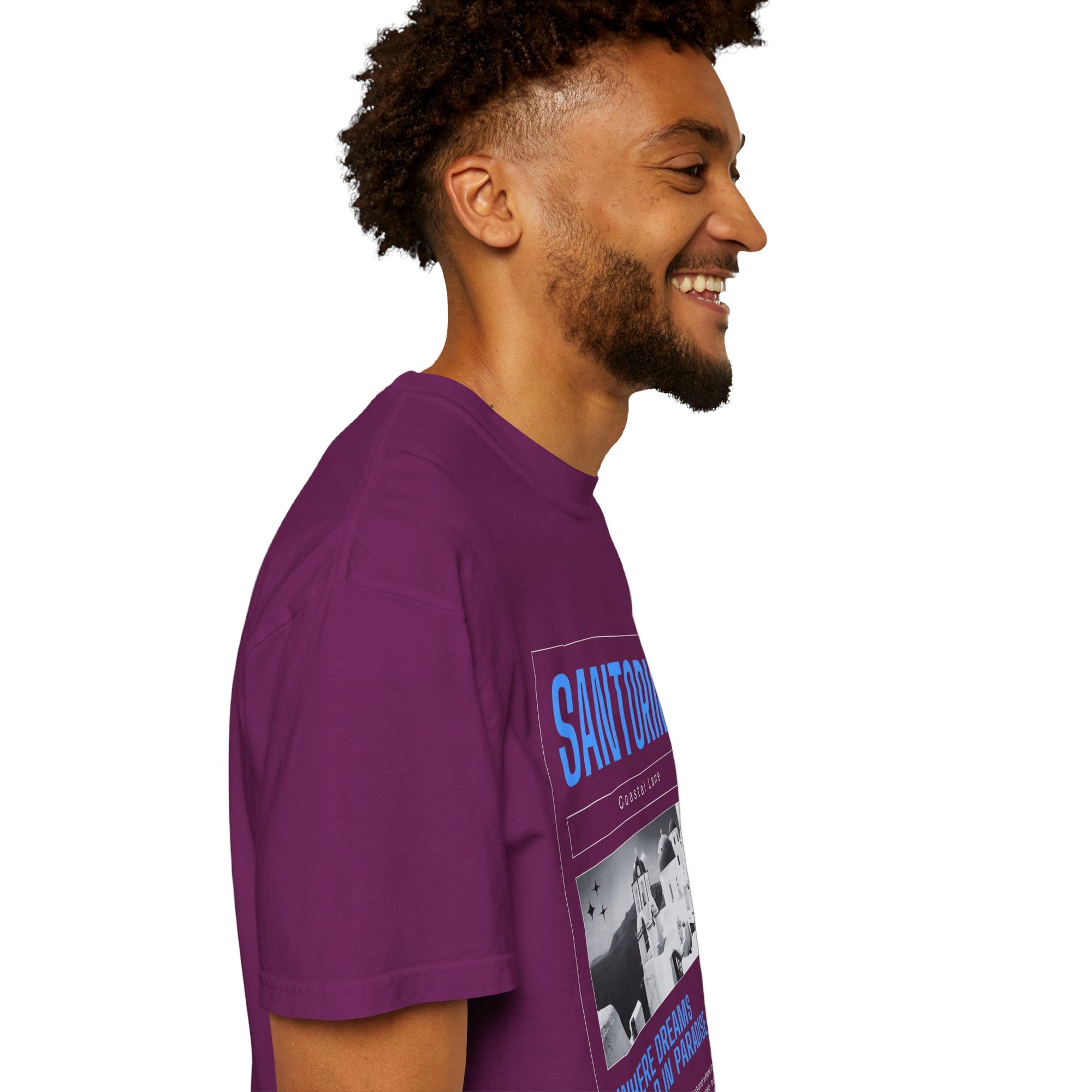 Santorini Beach Vibes Garment-Dyed T-shirt