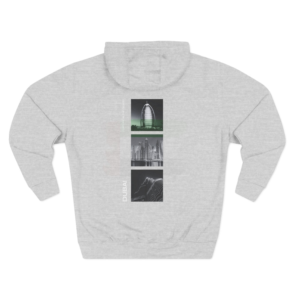 Dubai Graphic Three-Panel Fleece Hoodie