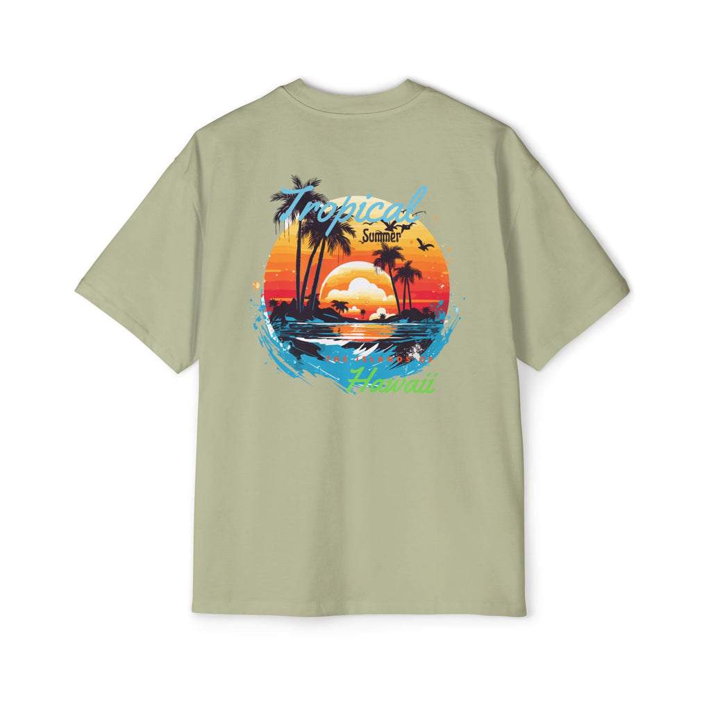 Tropical Graphic Oversized Tee