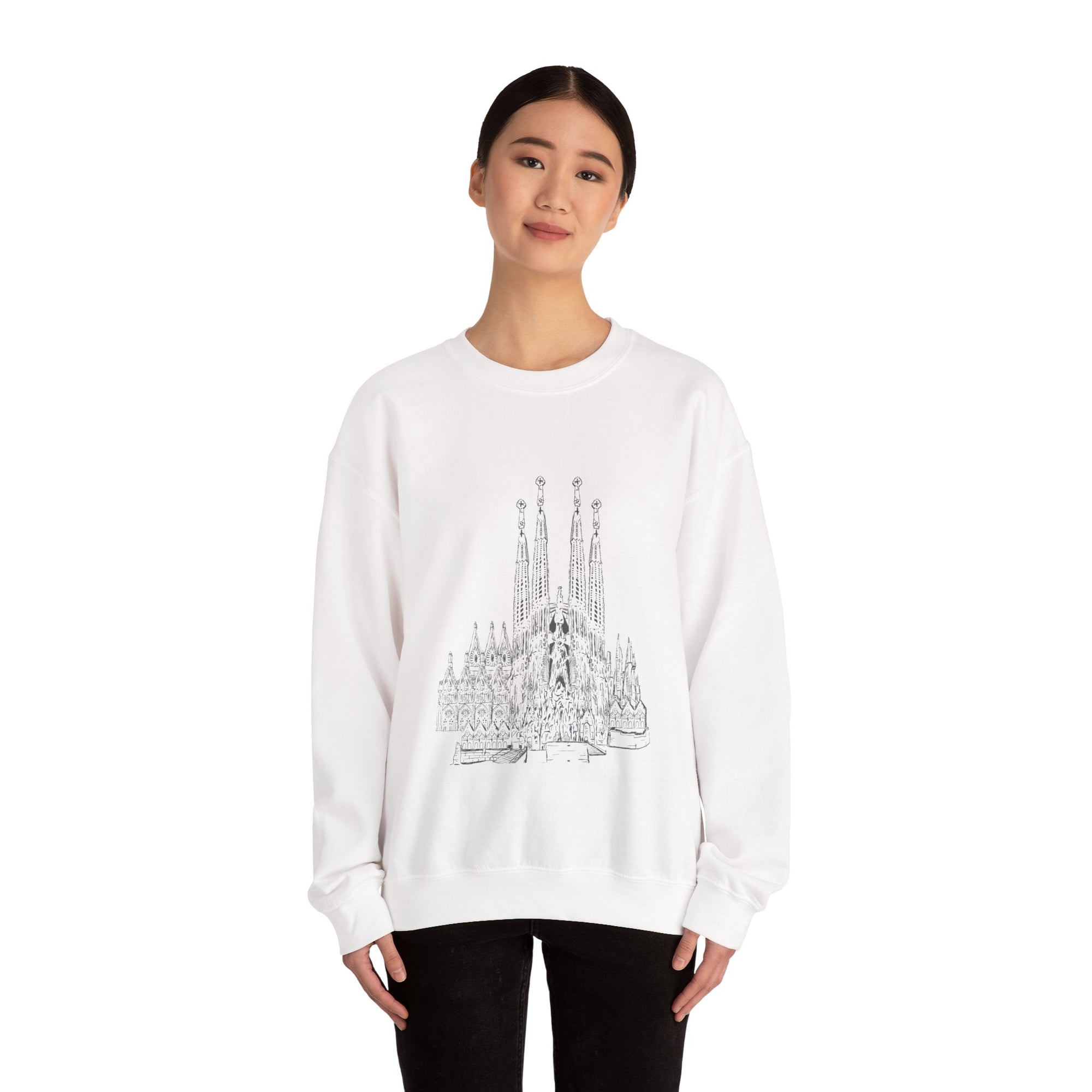 Spain Architectural Crewneck Sweatshirt