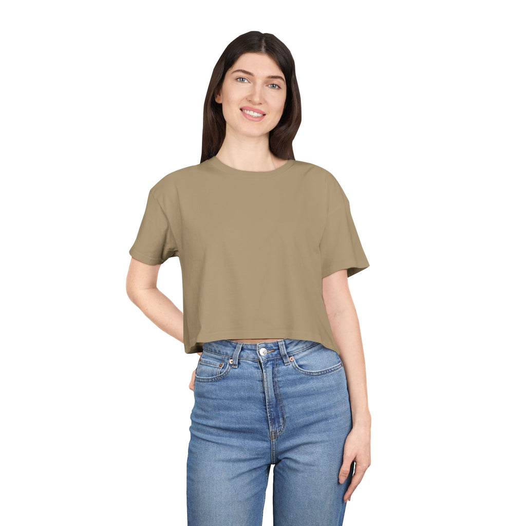 Women's Crop Tee with The Great Wall