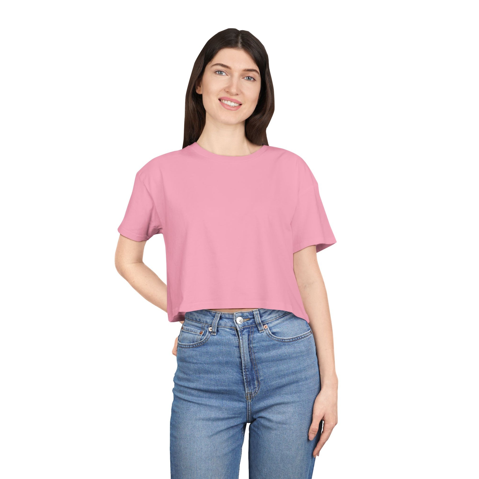 Women's Crop Tee with The Great Wall