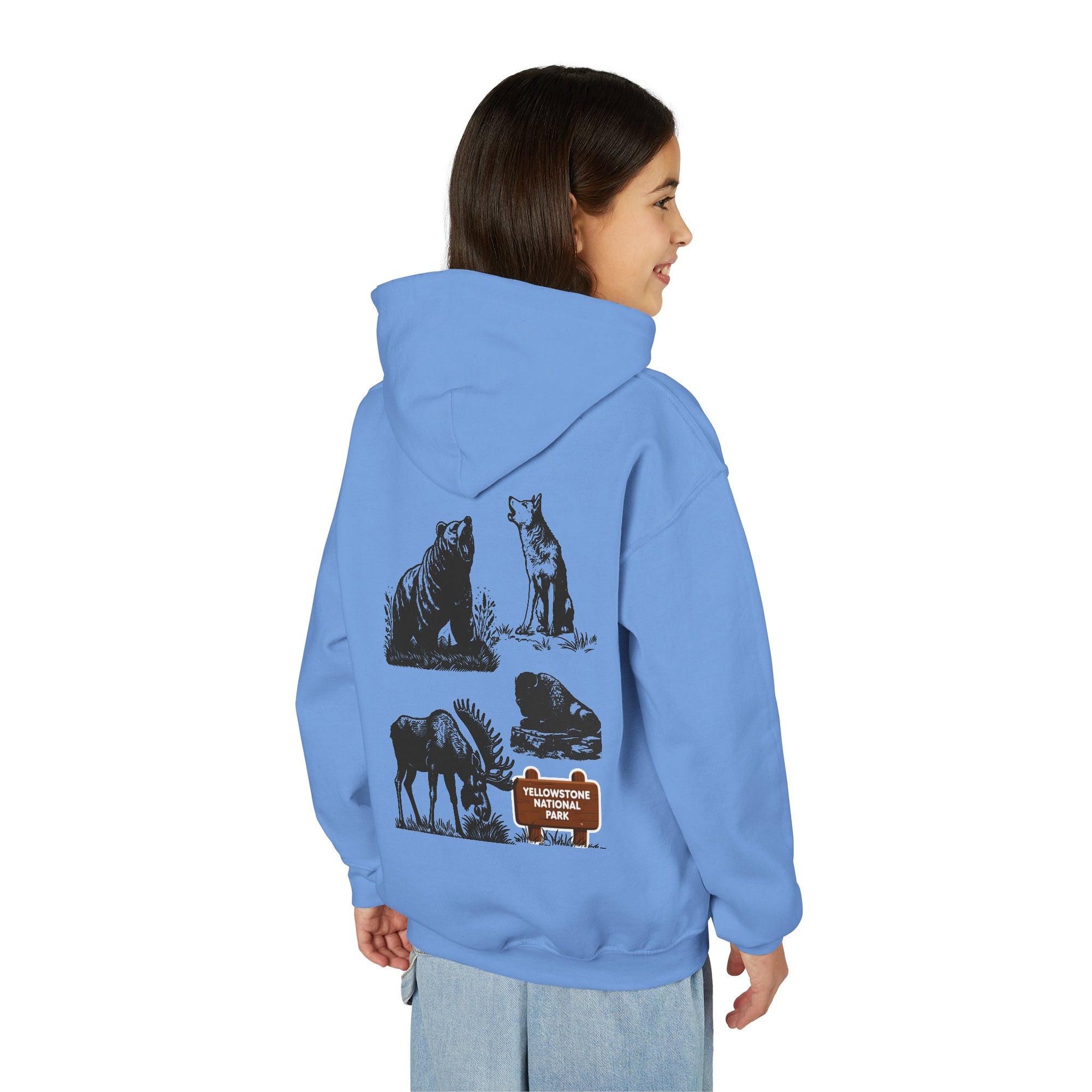 Yellowstone National Park Youth Graphic Hoodie
