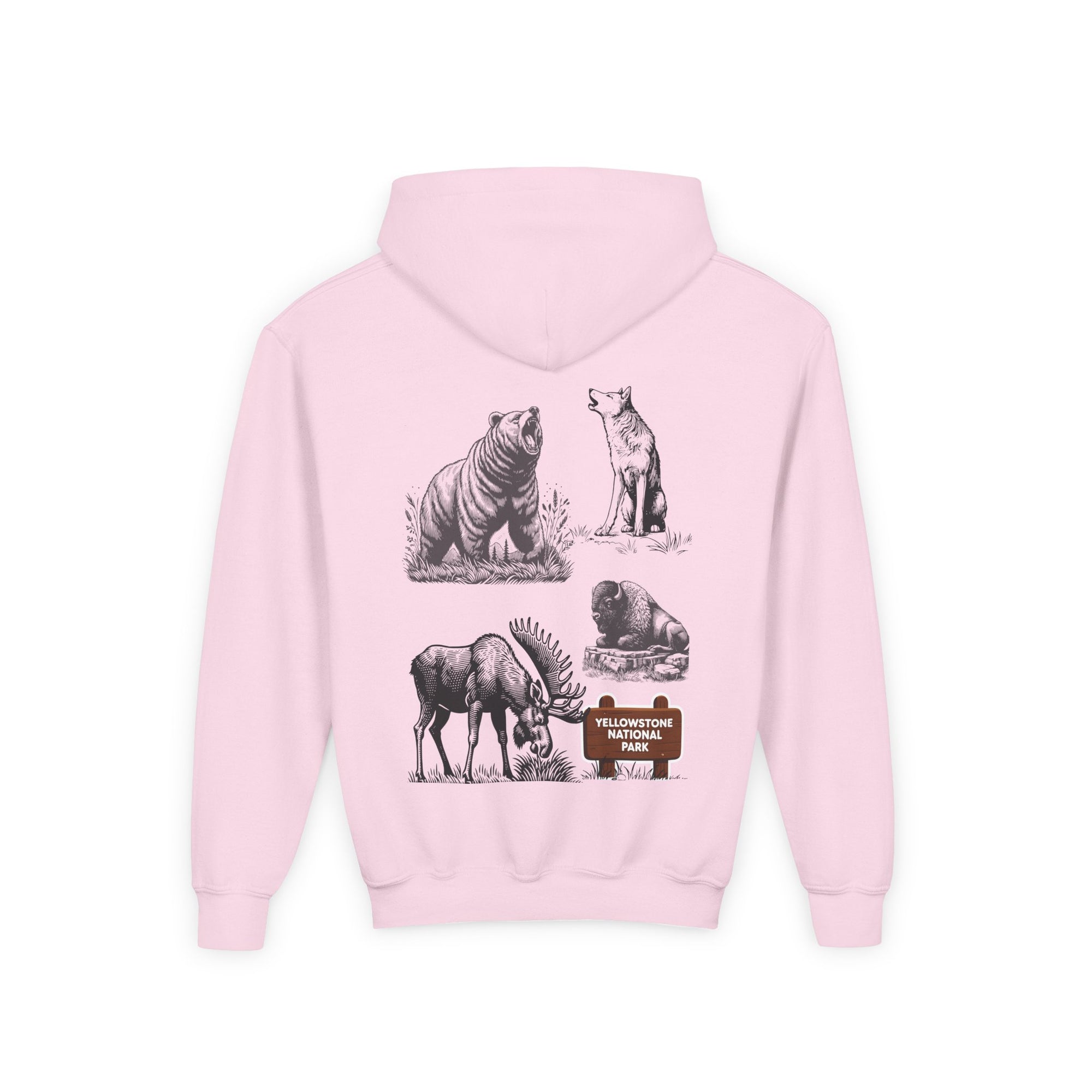 Yellowstone National Park Youth Graphic Hoodie