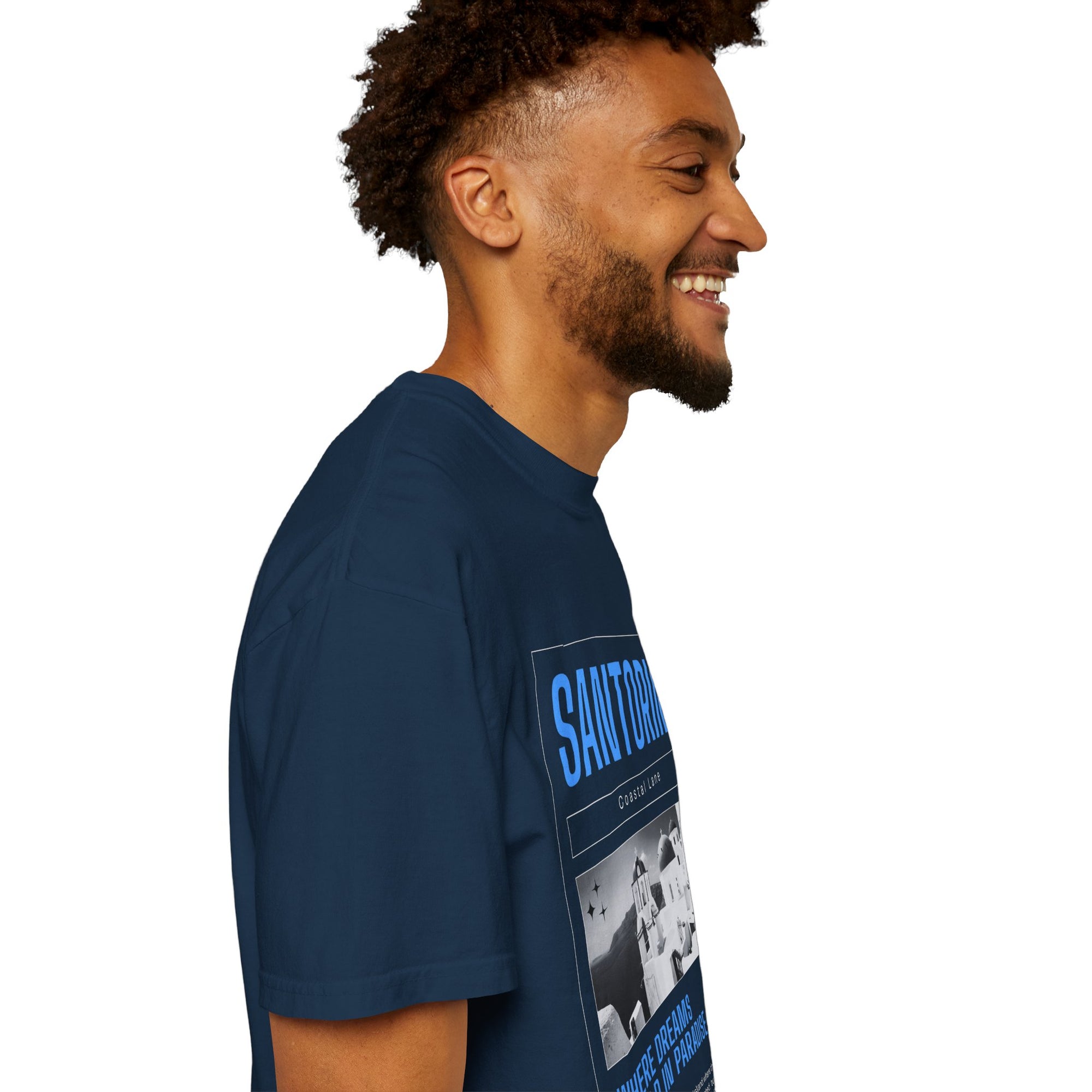 Santorini Beach Vibes Garment-Dyed T-shirt
