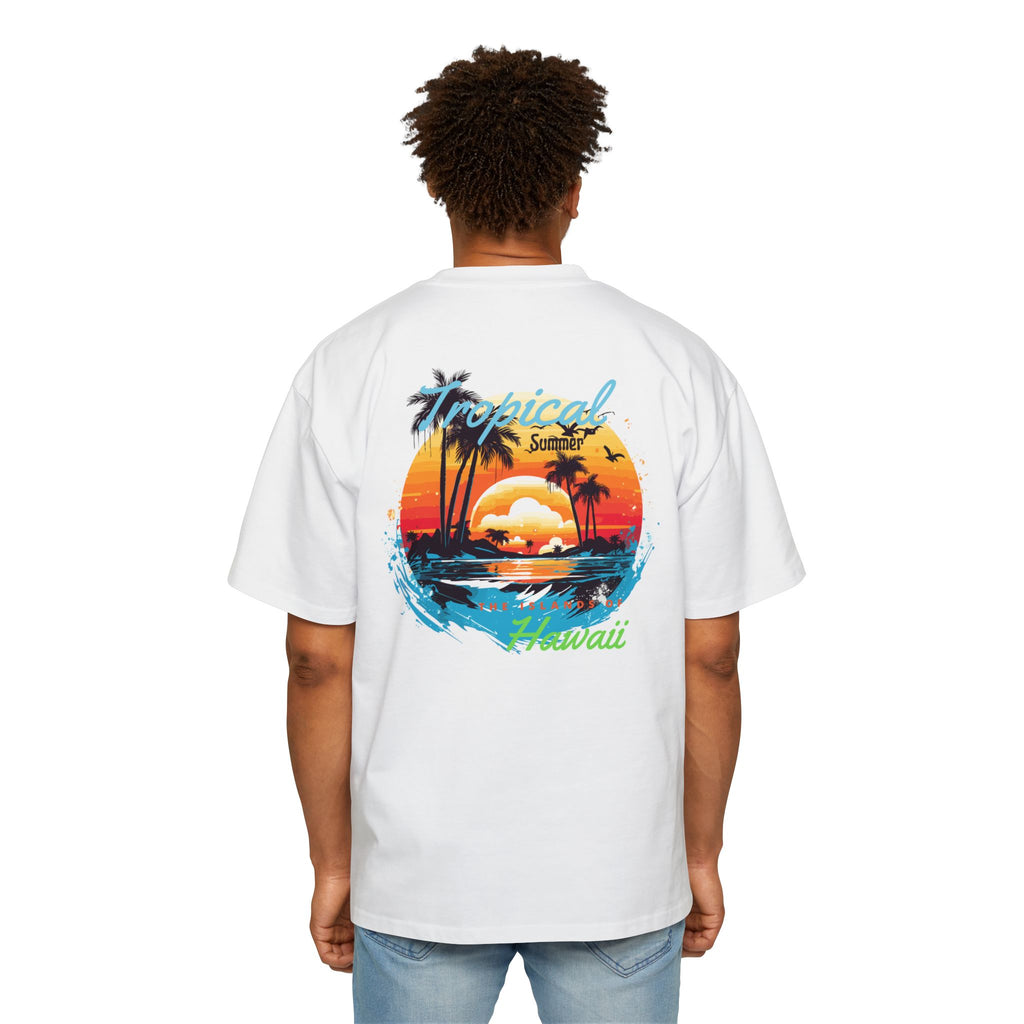 Tropical Graphic Oversized Tee