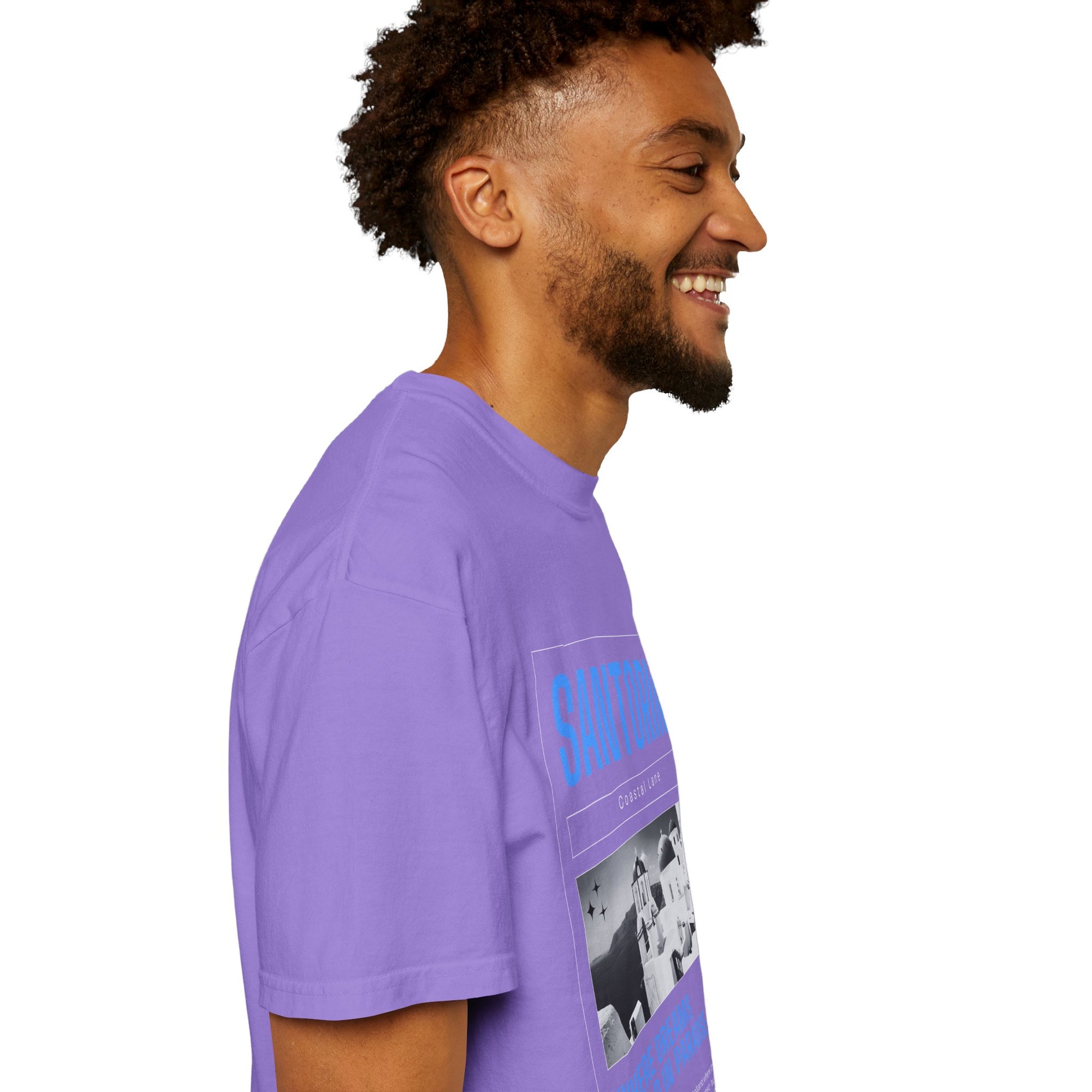 Santorini Beach Vibes Garment-Dyed T-shirt