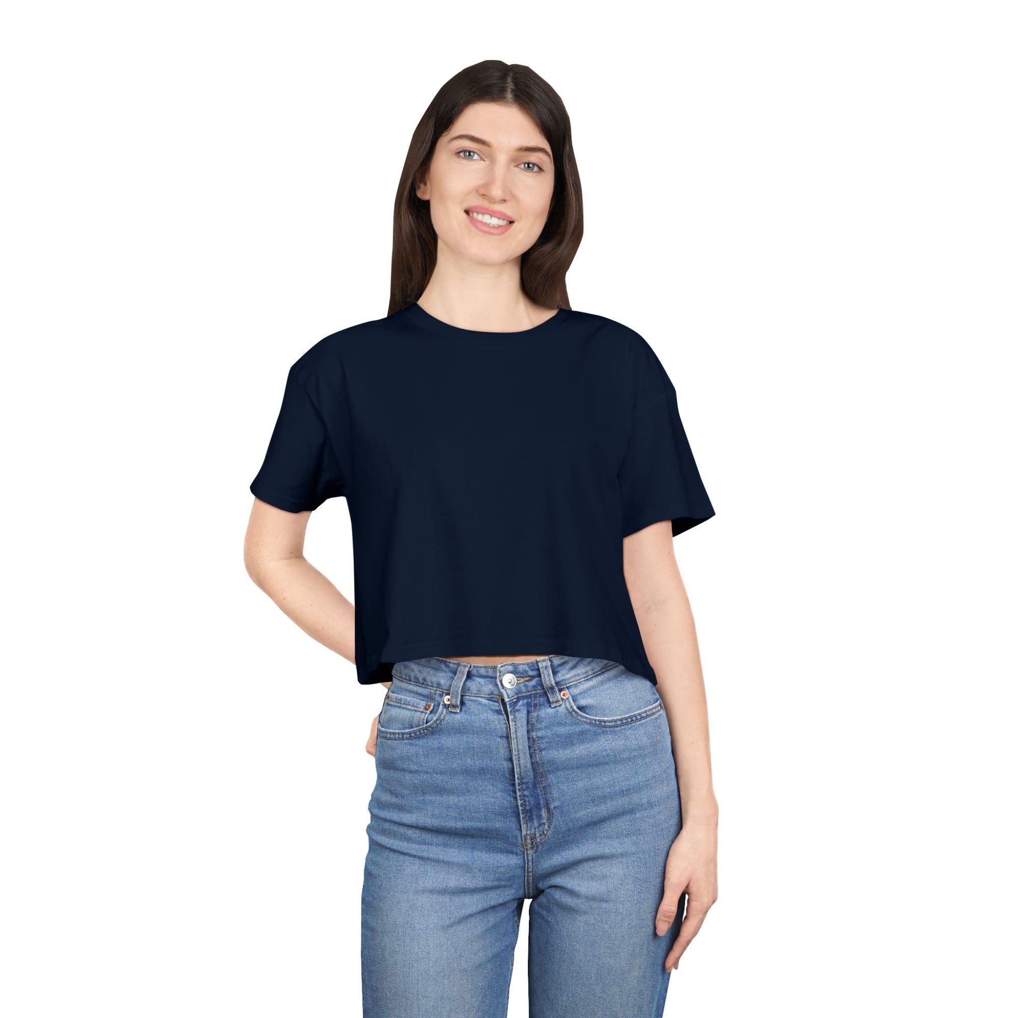 Women's Crop Tee with The Great Wall
