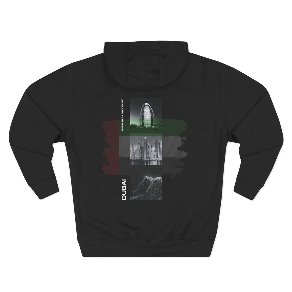 Dubai Graphic Three-Panel Fleece Hoodie
