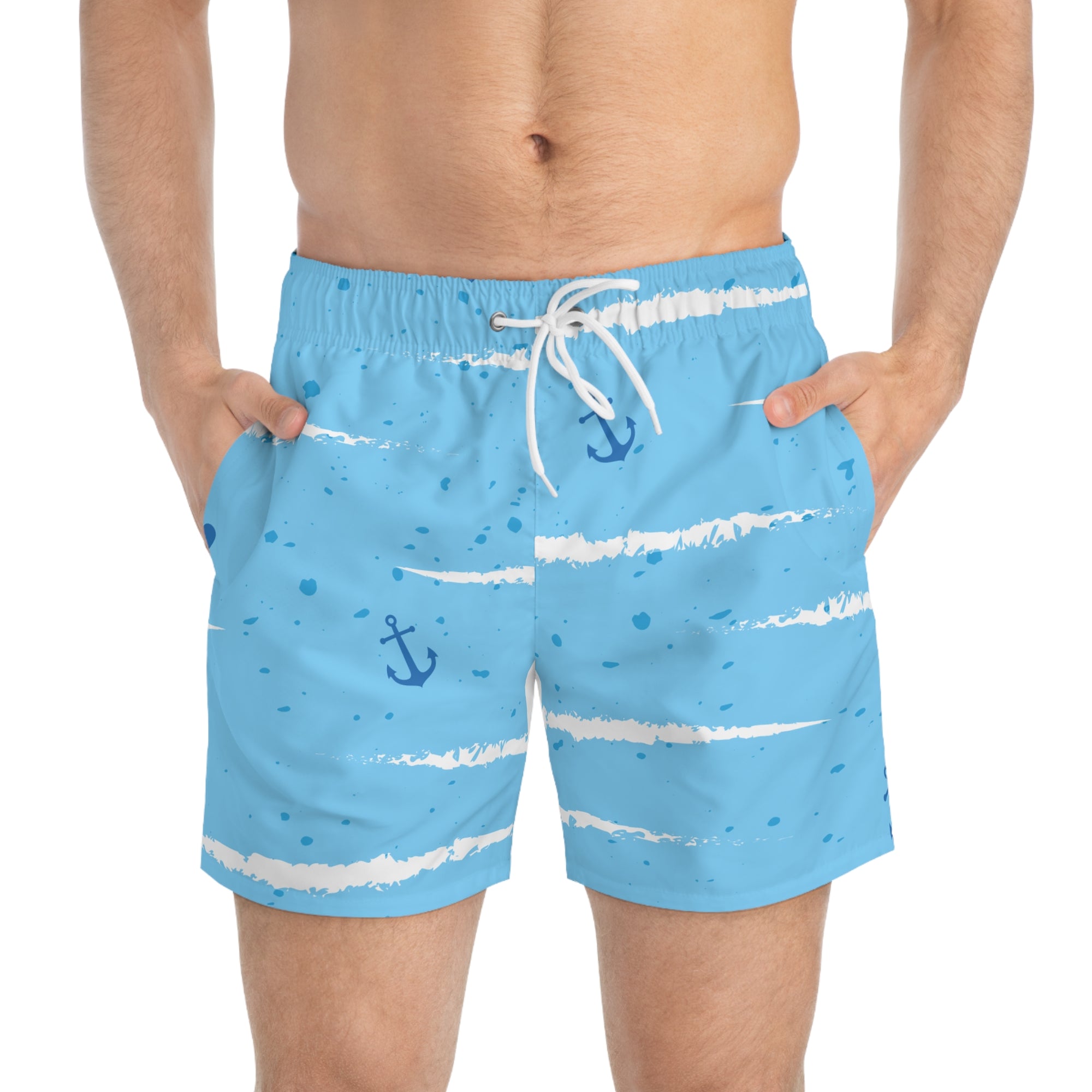 Anchors Aweigh Swim Trunks for Summer