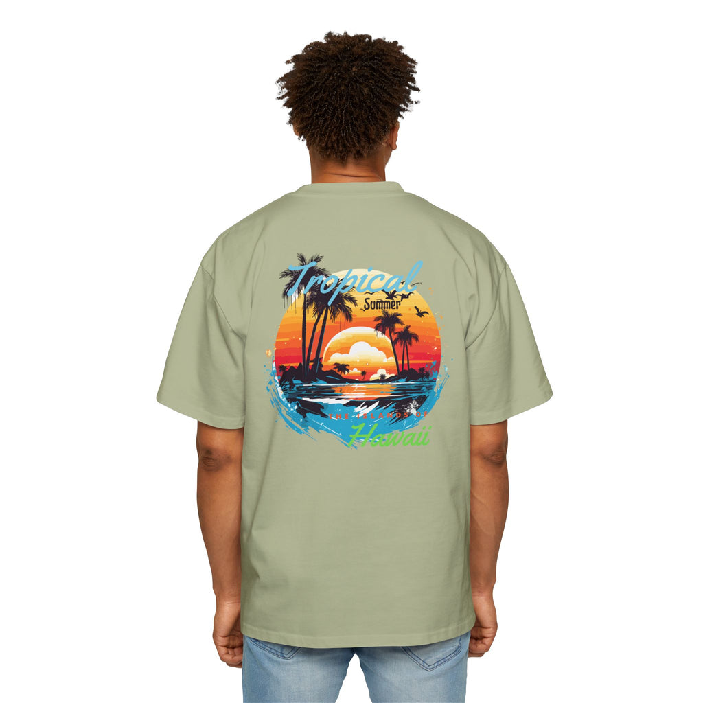 Tropical Graphic Oversized Tee