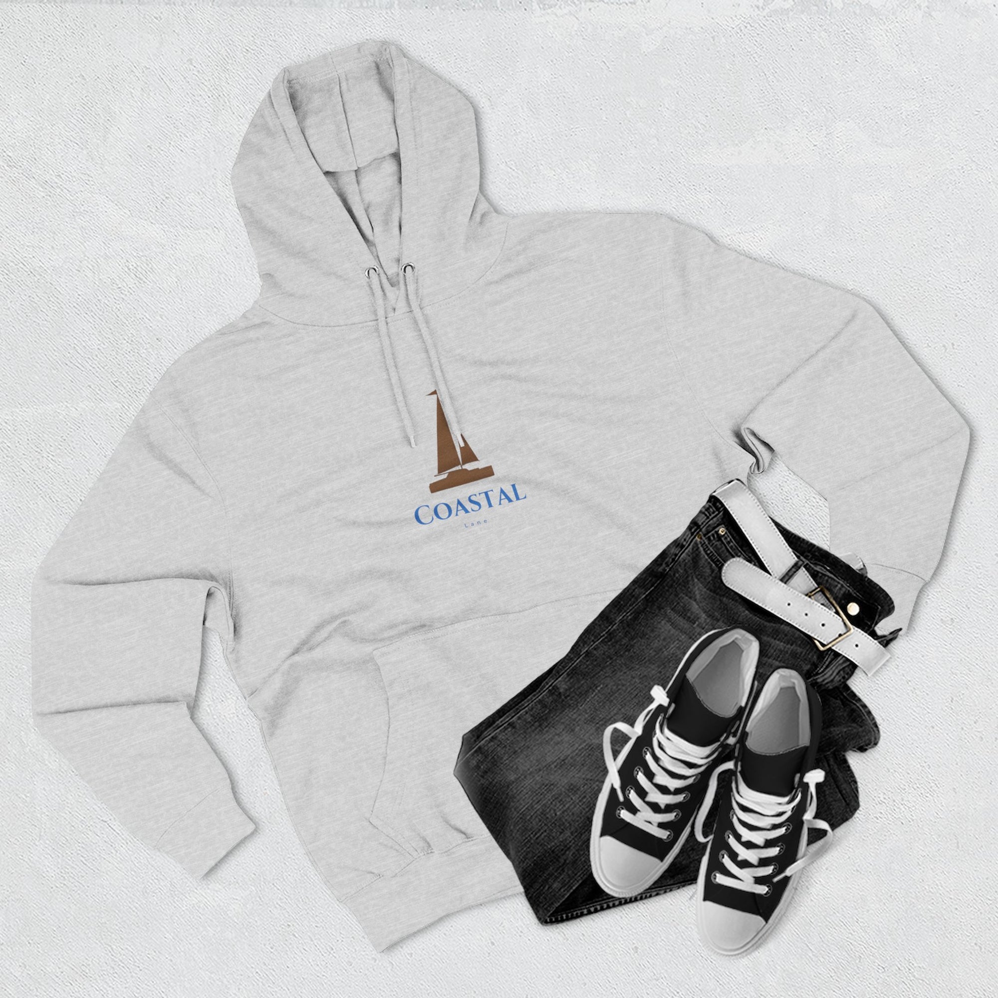 Dubai Graphic Three-Panel Fleece Hoodie