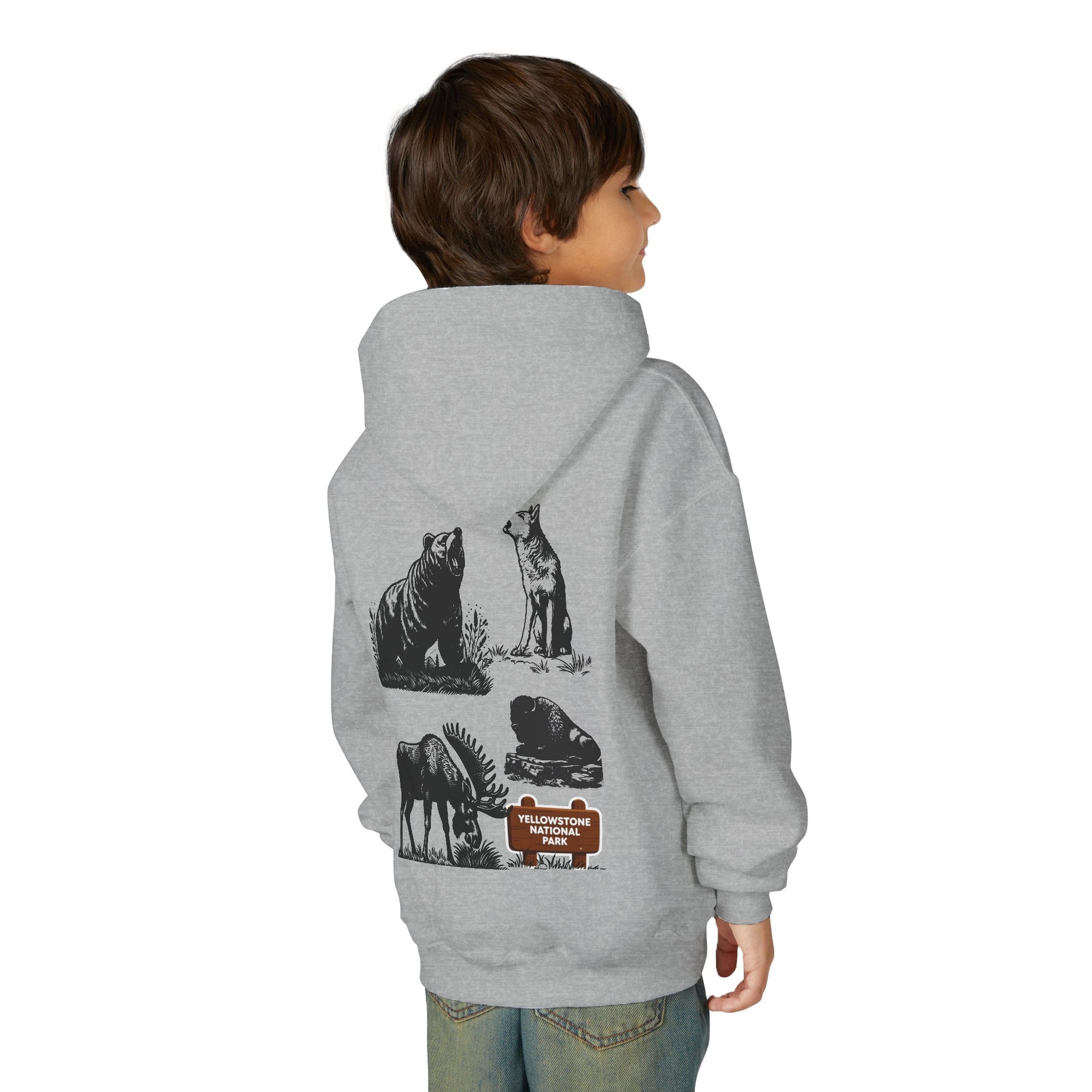 Yellowstone National Park Youth Graphic Hoodie