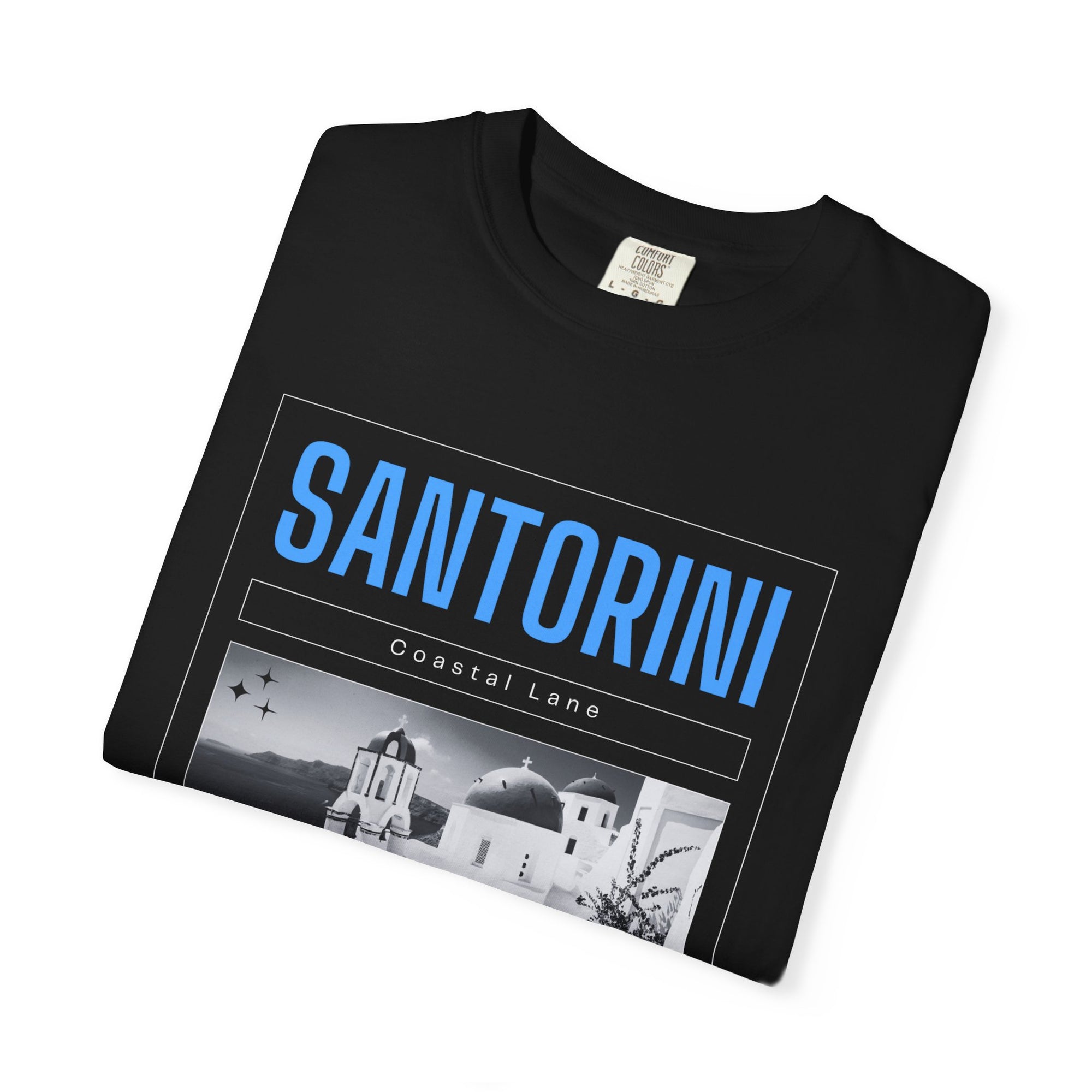 Santorini Beach Vibes Garment-Dyed T-shirt