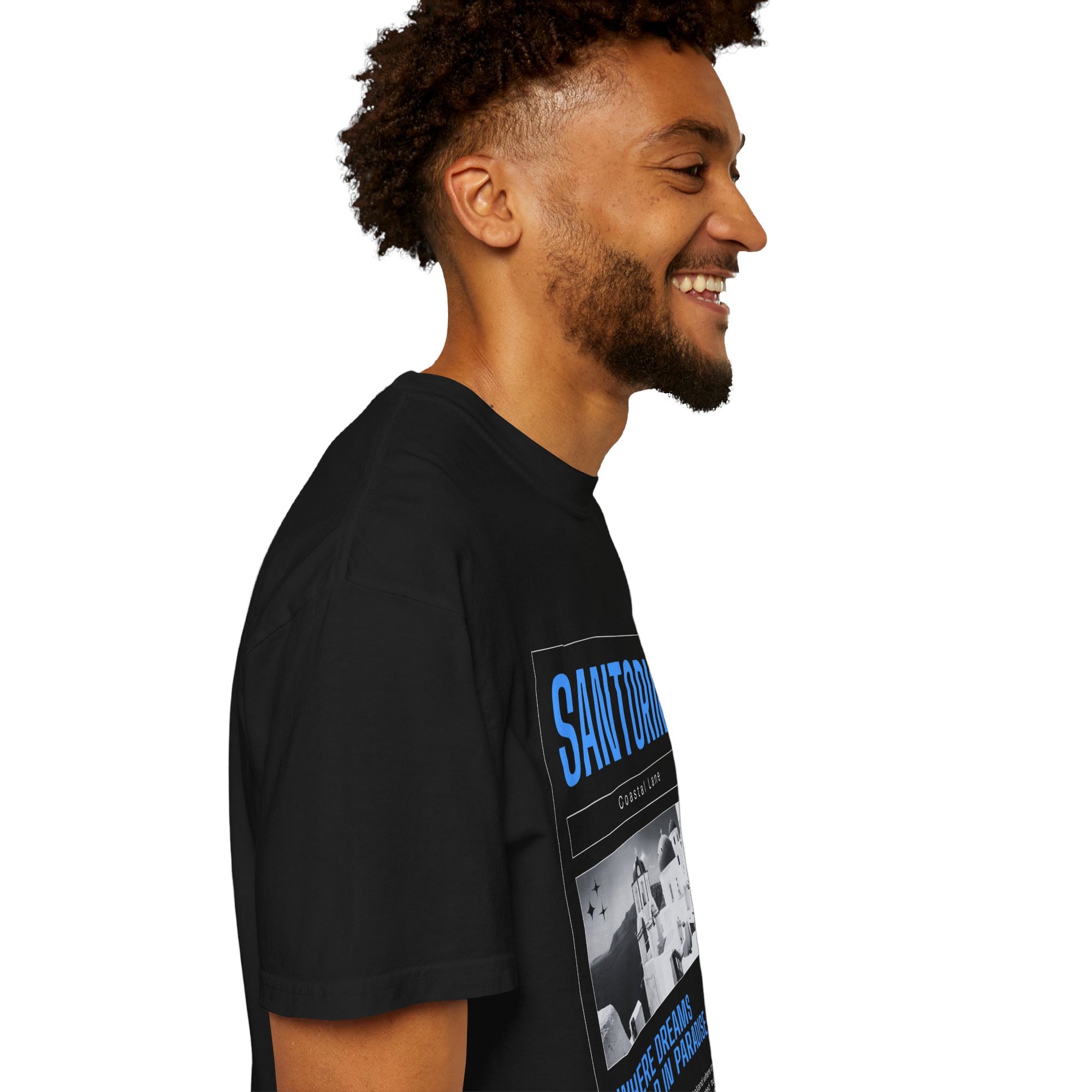 Santorini Beach Vibes Garment-Dyed T-shirt