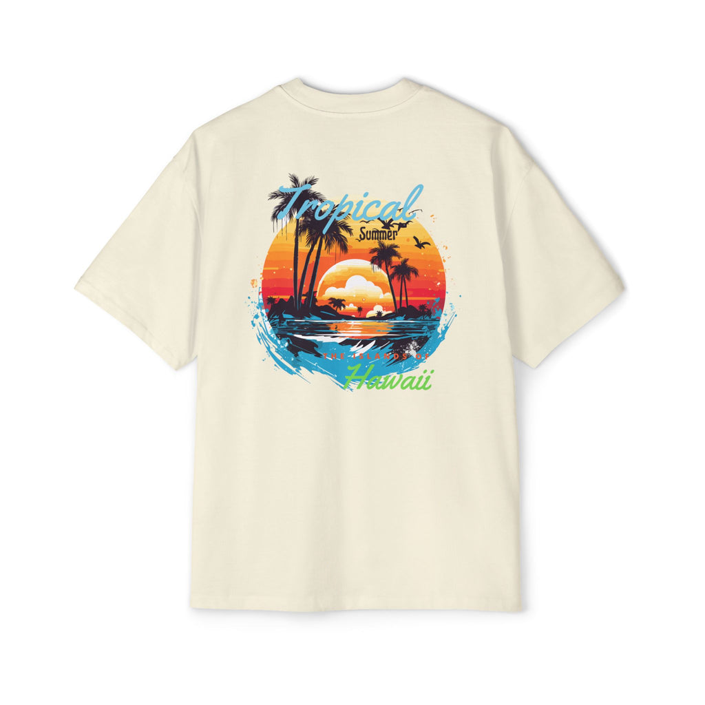 Tropical Graphic Oversized Tee