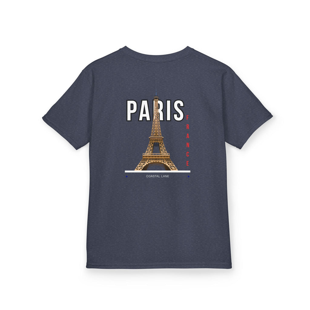Eiffel Tower Heavy Cotton Kids Tee