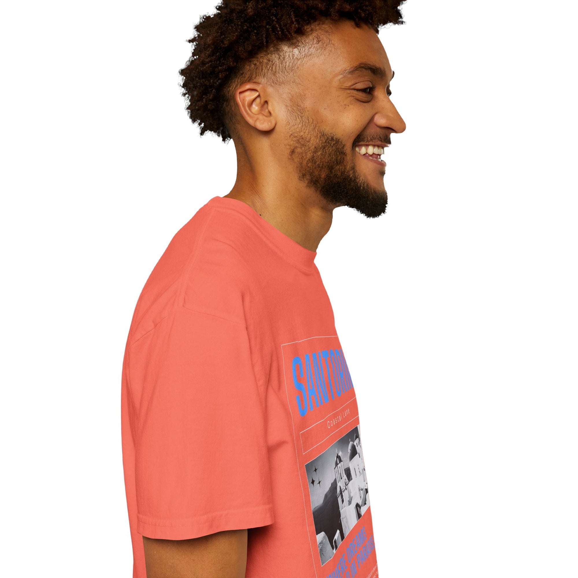 Santorini Beach Vibes Garment-Dyed T-shirt