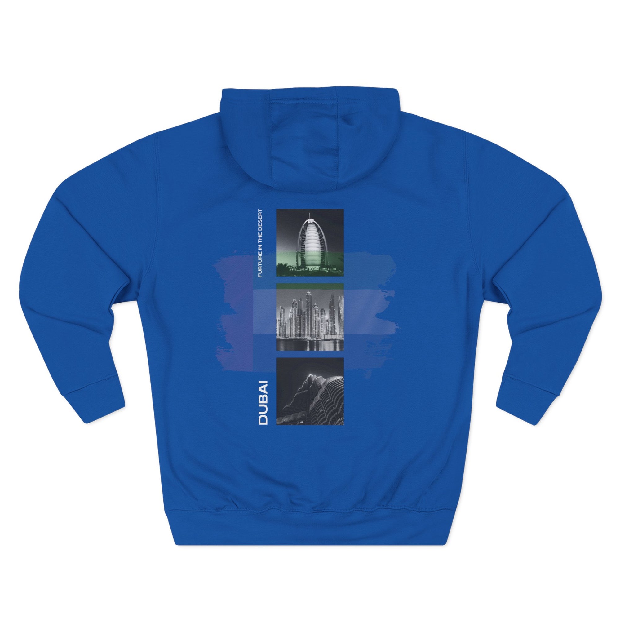Dubai Graphic Three-Panel Fleece Hoodie