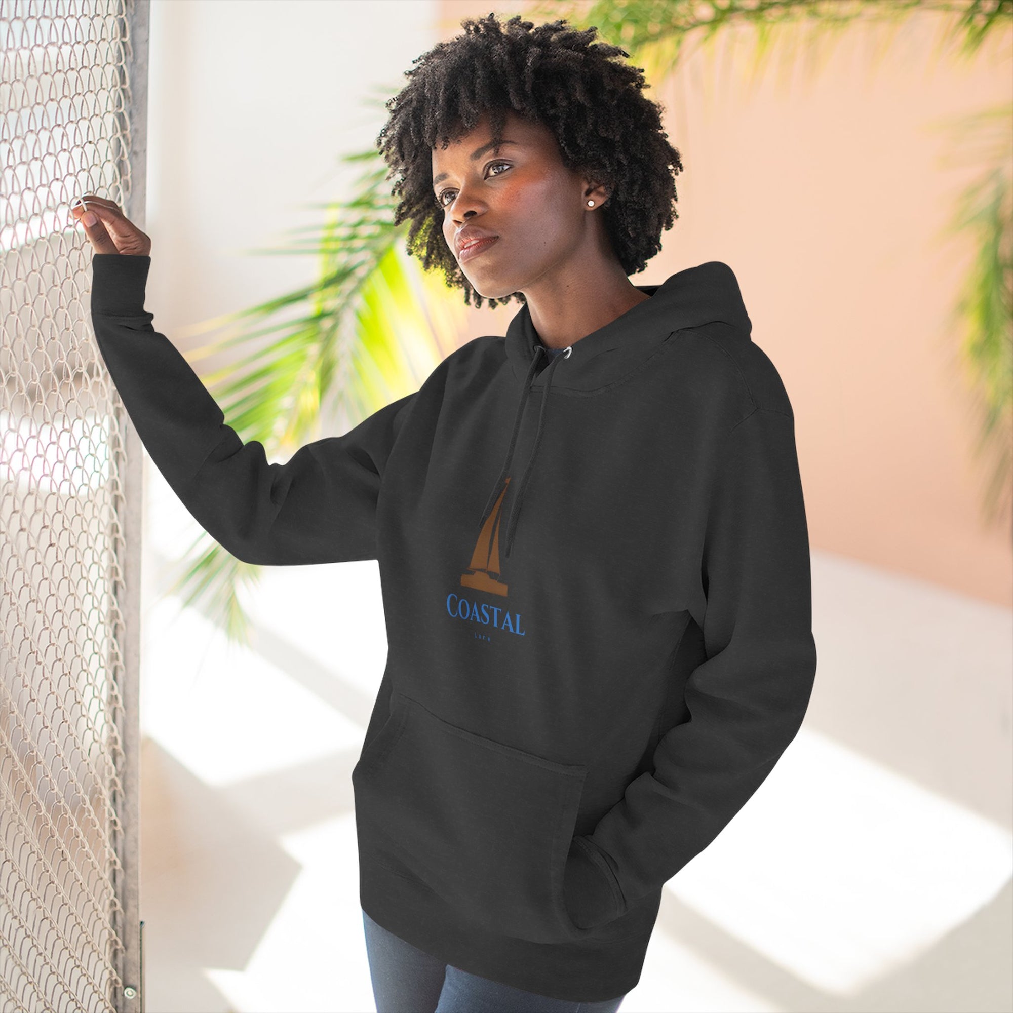 Dubai Graphic Three-Panel Fleece Hoodie