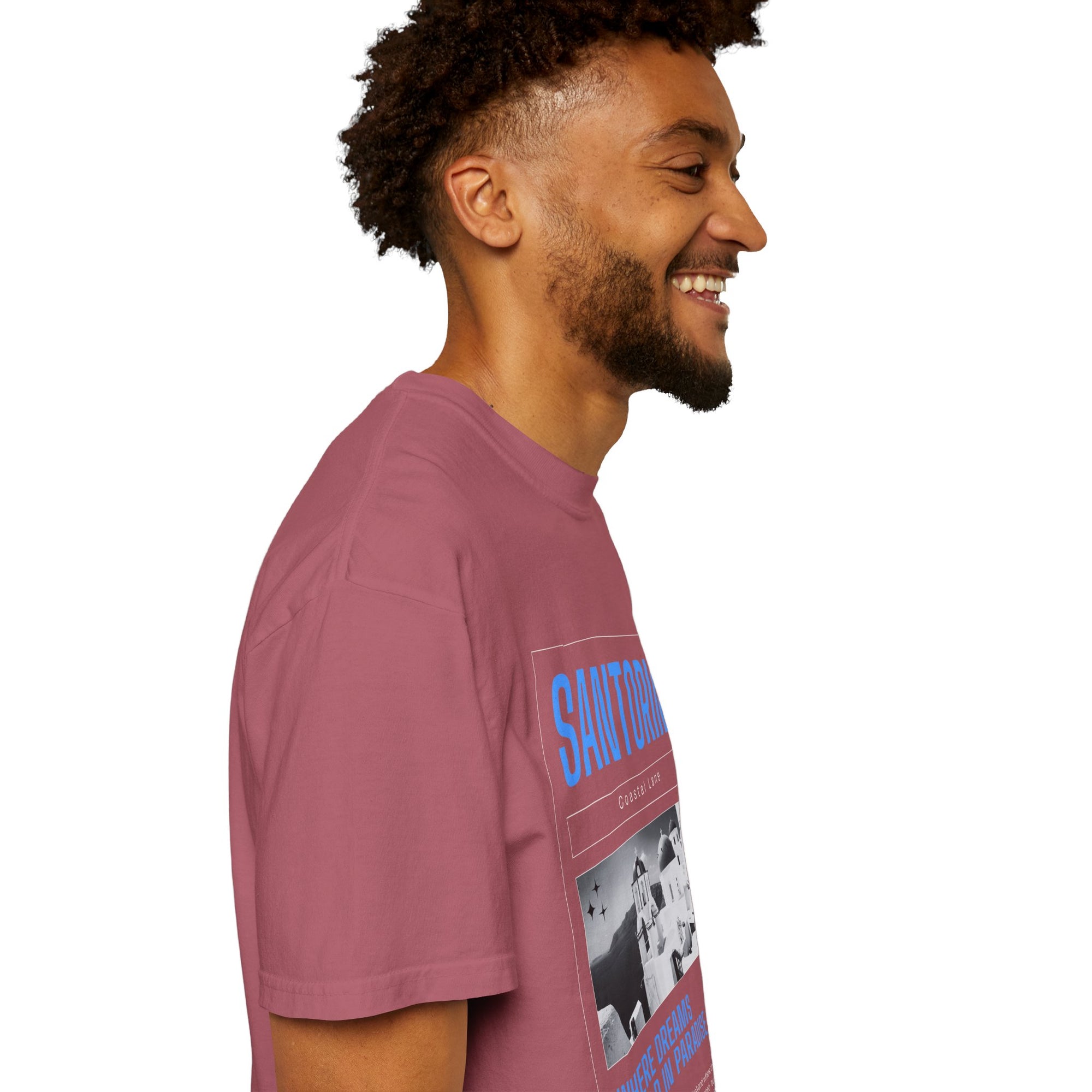 Santorini Beach Vibes Garment-Dyed T-shirt