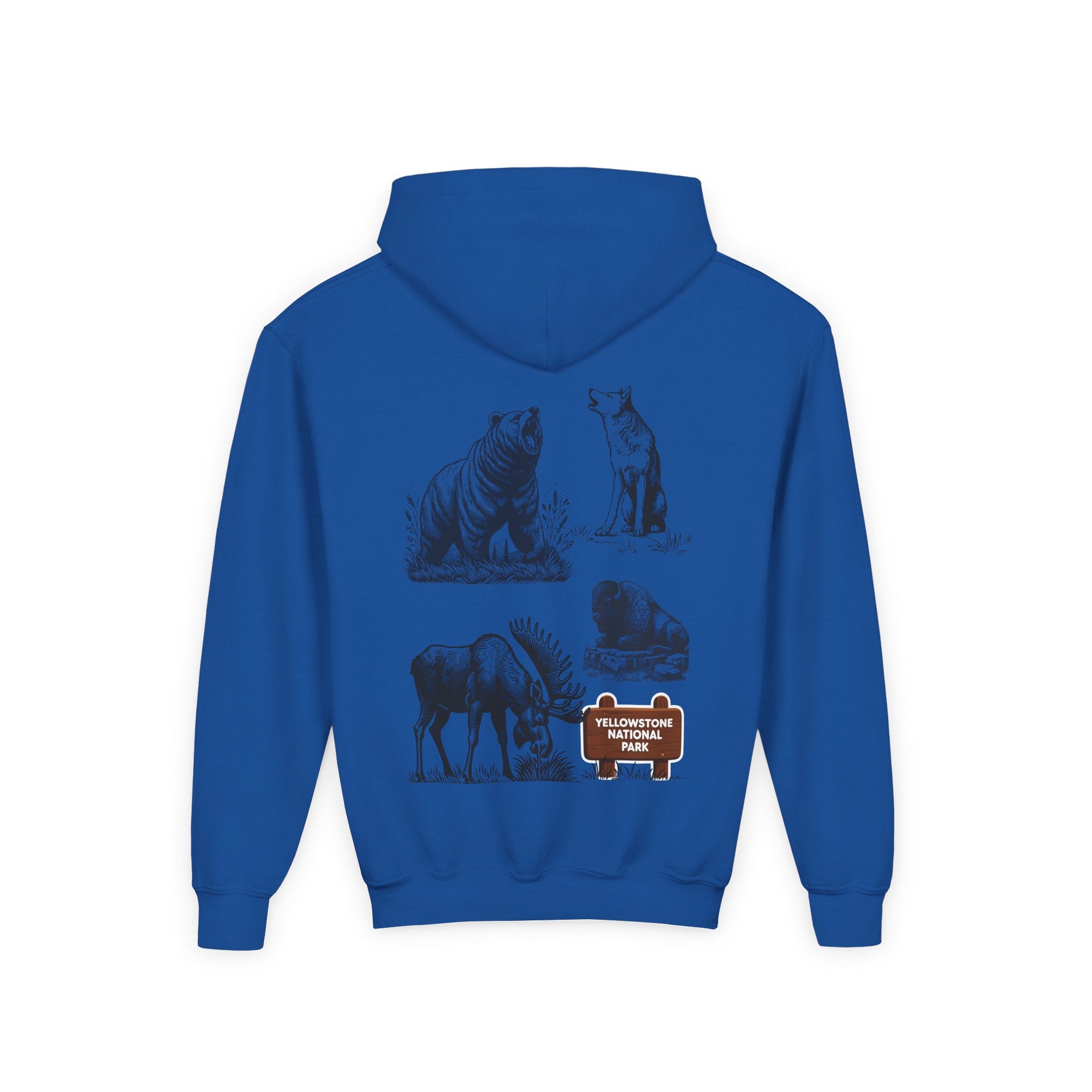 Yellowstone National Park Youth Graphic Hoodie