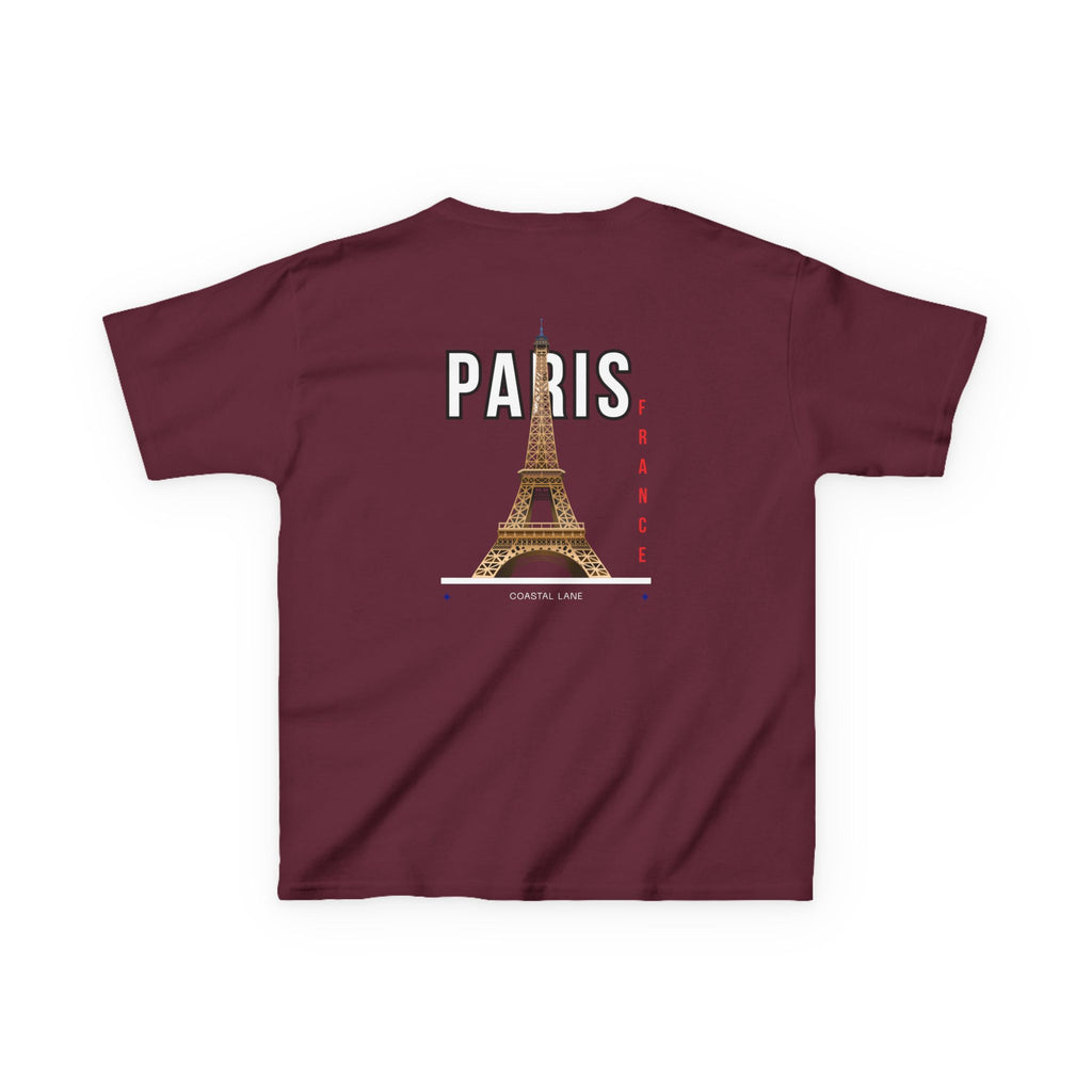 Eiffel Tower Heavy Cotton Kids Tee