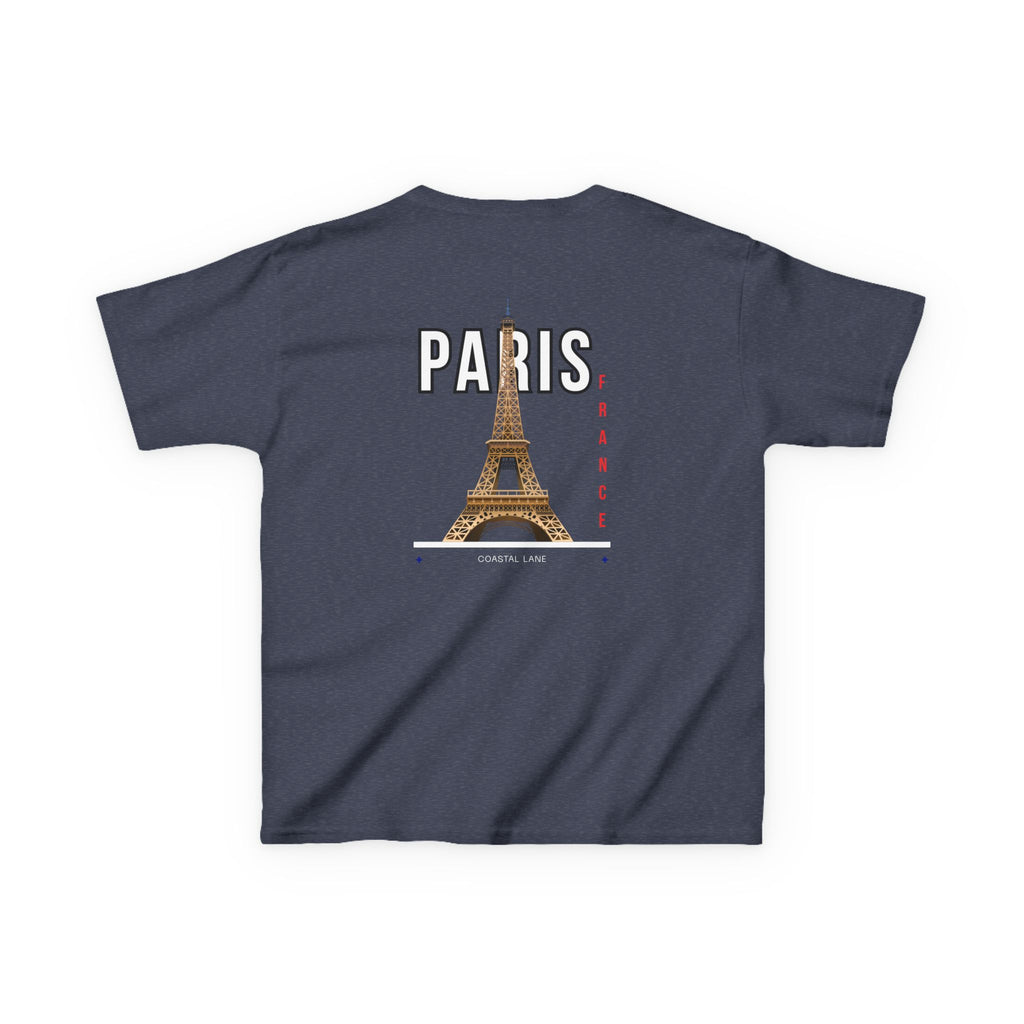 Eiffel Tower Heavy Cotton Kids Tee