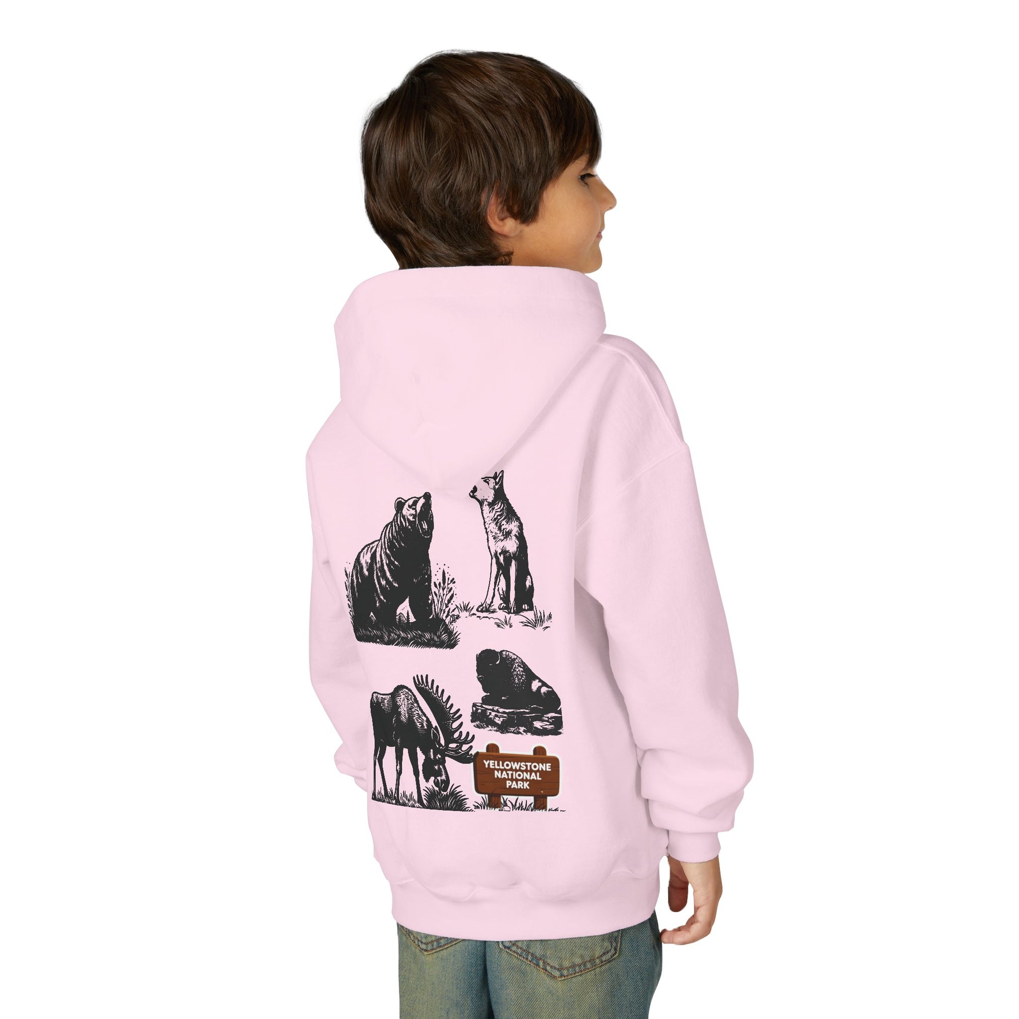 Yellowstone National Park Youth Graphic Hoodie